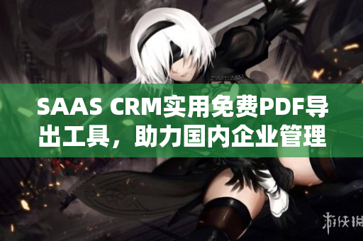 SAAS CRM实用免费PDF导出工具，助力国内企业管理创新