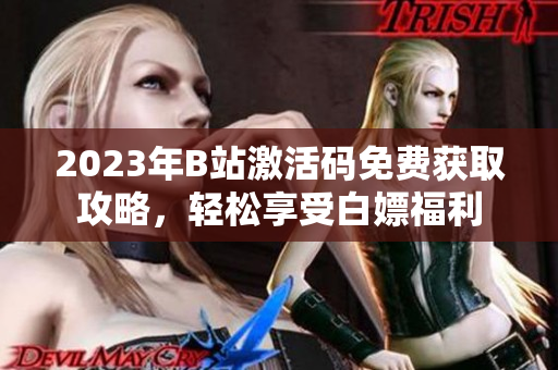 2023年B站激活码免费获取攻略，轻松享受白嫖福利