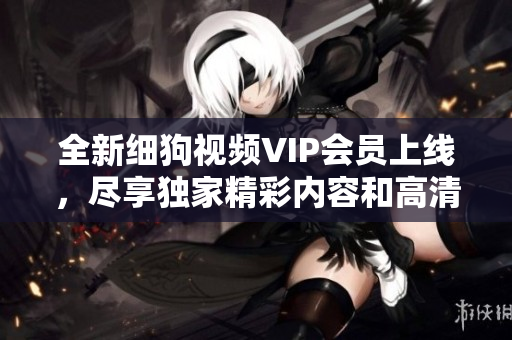 全新细狗视频VIP会员上线，尽享独家精彩内容和高清影片！