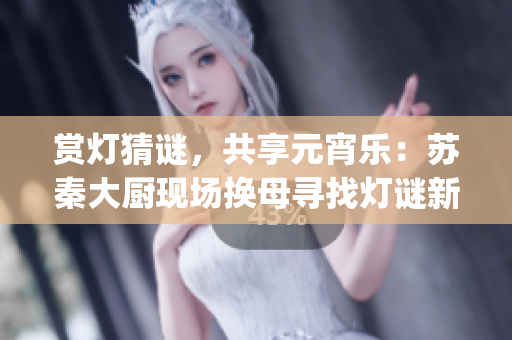 赏灯猜谜，共享元宵乐：苏秦大厨现场换母寻找灯谜新趣(1)