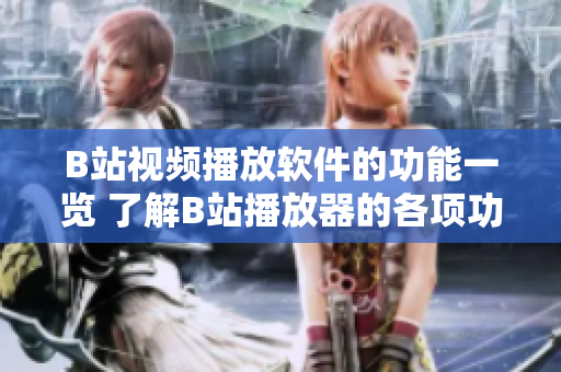 B站视频播放软件的功能一览 了解B站播放器的各项功能