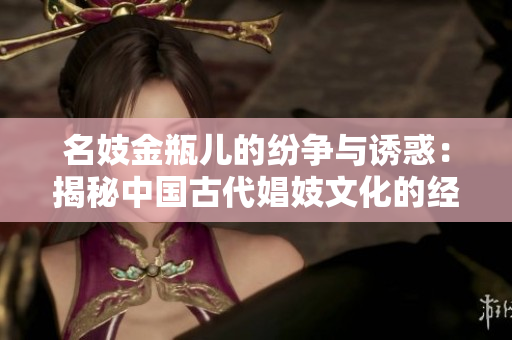 名妓金瓶儿的纷争与诱惑：揭秘中国古代娼妓文化的经典之作
