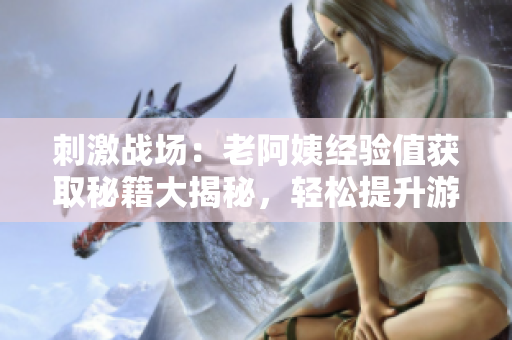 刺激战场：老阿姨经验值获取秘籍大揭秘，轻松提升游戏魅力！