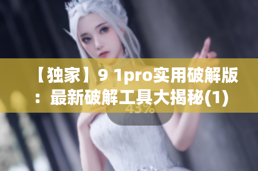 【独家】9 1pro实用破解版：最新破解工具大揭秘(1)