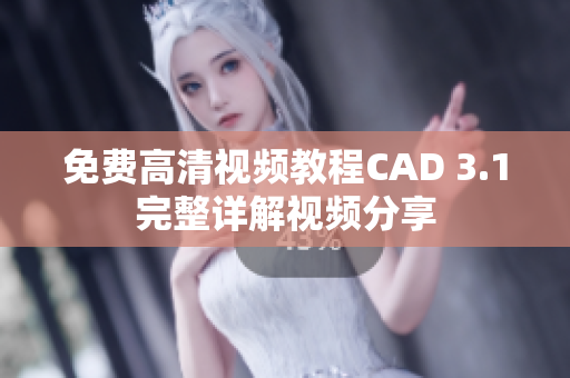 免费高清视频教程CAD 3.1完整详解视频分享