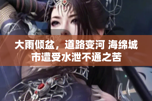 大雨倾盆，道路变河 海绵城市遭受水泄不通之苦