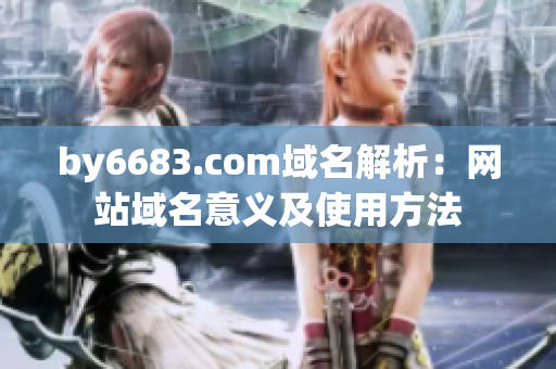 by6683.com域名解析：网站域名意义及使用方法