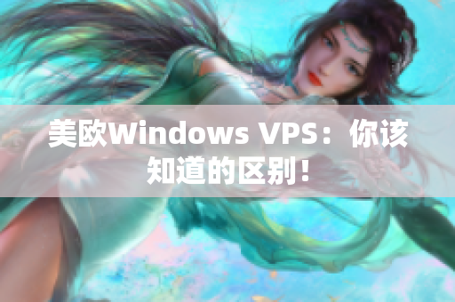 美欧Windows VPS：你该知道的区别！